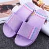 2025 high quality PVC household shower beach slipper  women men cheap slipper wholesale sipper Color color 1