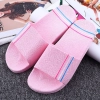 2025 high quality PVC household shower beach slipper  women men cheap slipper wholesale sipper Color color 5