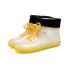 2025 Transparent Sweaty  fashion colorful crystal transparent PVC  women rain boot