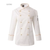 fashion double-breasted chef coat chef jacket uniform with airhole