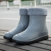 2025  winter low hem rain boot for men fishing rain boot Color color 1