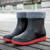 2022  winter low hem rain boot for men fishing rain boot Color color 4