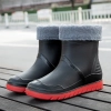 2025  winter low hem rain boot for men fishing rain boot Color color 4