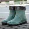 2022  winter low hem rain boot for men fishing rain boot Color color 5