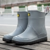 2022  winter low hem rain boot for men fishing rain boot Color color 9
