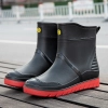 2025  winter low hem rain boot for men fishing rain boot