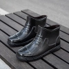 2025  winter thermal men design low hem women rain boot flat rain boot Color color 1