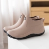 2025  new design autumn winter warm fleece water proof  women rain boot outdoor boot