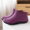 2025  new design autumn winter warm fleece water proof  women rain boot outdoor boot Color color 2