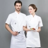 2025   summer short  bread house baker cooking  coat  chef jacket uniform workwear Color color 1