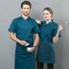 2022   summer short  sleeve bread house baker coat cooking  coat  chef jacket uniform workwear