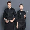 2022   summer  short sleeve  side opening baker  cooking  coat  chef jacket uniform workwear Color color 2