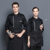 2025   summer  short sleeve  side opening baker  cooking  coat  chef jacket uniform workwear Color color 2