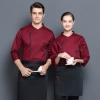 2022   summer  short sleeve  side opening baker  cooking  coat  chef jacket uniform workwear