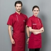 2022   summer  short sleeve chef  coat  chef jacket uniform workwear for chef