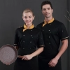 2025 long sleeve chef  coat  contract hem chef jacket uniform workwear for chef Color color 2