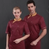 2025 long sleeve chef  coat  contract hem chef jacket uniform workwear for chef