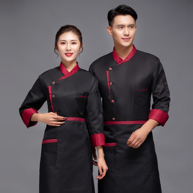 Russian classic restaurant chef uniform fashion design
