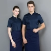 2025 short sleeve chef  coat   chef jacket uniform workwear   cheap chef clothes
