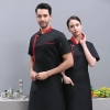 2022 summer design  thin fabric chef jacket uniform workwear restaurant   cheap chef clothing