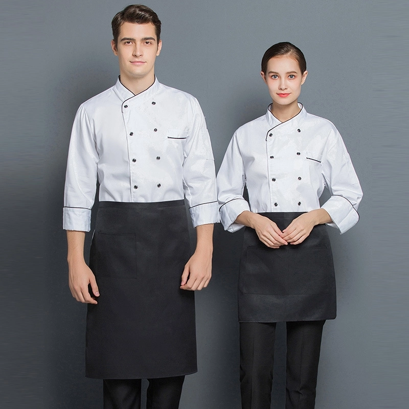 2025 classic  long  sleeve good quality chef jacket uniform  bread house  baker  chef blouse jacket cheap price