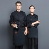 2025 classic  long  sleeve good quality chef jacket uniform  bread house  baker  chef blouse jacket cheap price Color color 2