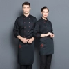 2022 classic  long  sleeve good quality chef jacket  discount bread house  baker  chef blouse jacket cheap price