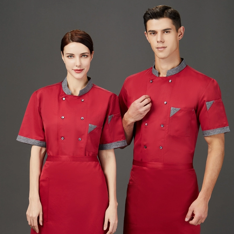 2025 long sleeve gray hem cafe bar chef master chef jacket discount bread house baker chef blouse jacket cheap price