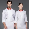2025 fashion handsome cafe bar chef  jacket  discount bread house  baker  chef blouse jacket cheap price