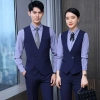 2022 fashion waiter Attendant uniform Suits vest pant shirt  cafe  wait staf uniform working wear