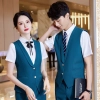 2022 fashion waiter Attendant uniform Suits vest pant  sales represent uniform working wear Color color 4
