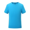 simple round collar  cotten blends company uniform work staff t-shirt unifrom team workwear Color color 3