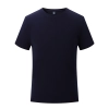 simple round collar  cotten blends company uniform work staff t-shirt unifrom team workwear