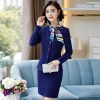 2025 fashion women Attendant Suits  sales representative uniform working wear formal Color color 2