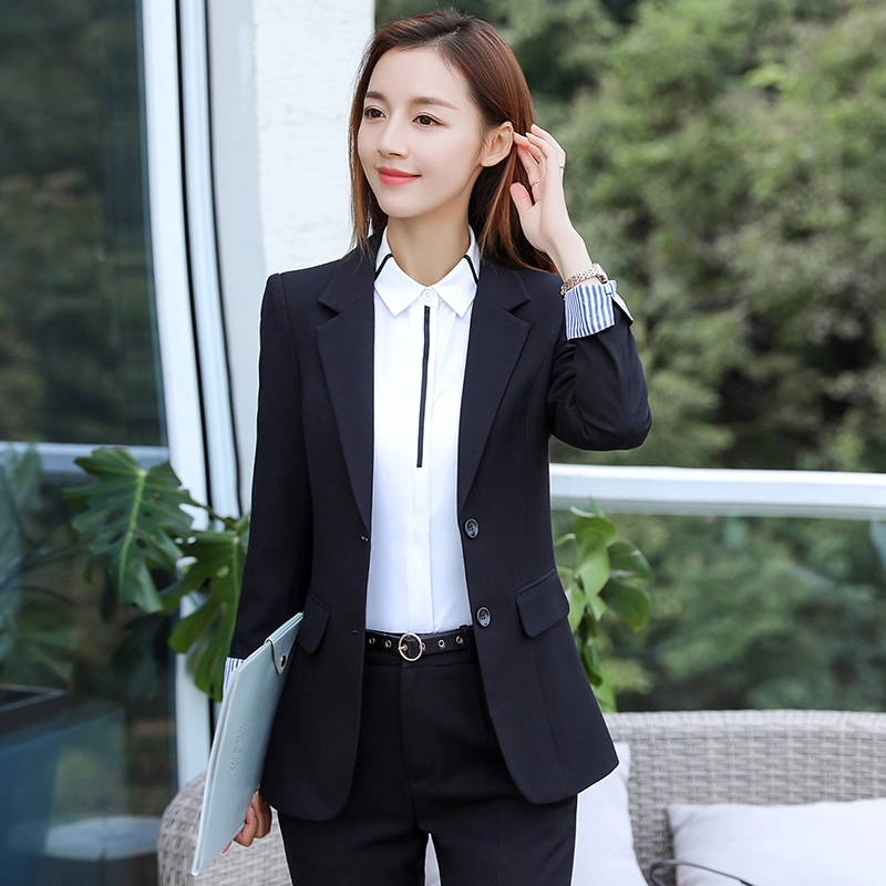 2025 fashion women Attendant pant skirt Suits OL women sales representative working wear formal uniform