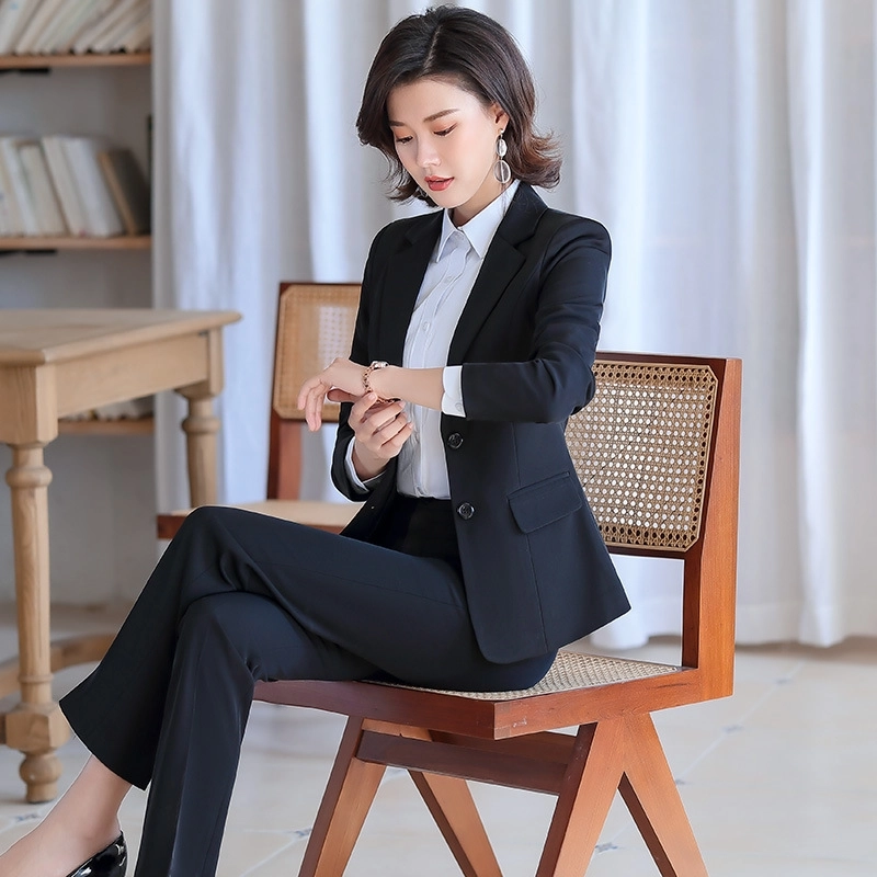 fashion upgrade business office women suit working suits flight Attendant dress blazer Suits sales representative men suit
