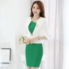 fashion  upgrade business suits office women suit working sales representative suit uniform