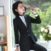 fashion  upgrade business office lady women suit  sales representative pant suit as uniform