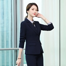 2025 new business  work suit female  pant suit  work wear for women front desk receiption uniform