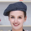 high quality Europe restaurant pub unisex waiter beret hat waitress cap