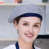 high quality Europe restaurant pub unisex waiter beret hat waitress cap