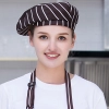 high quality Europe restaurant pub unisex waiter beret hat waitress cap