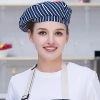 high quality Europe restaurant pub unisex waiter beret hat waitress cap Color color 17