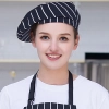 high quality Europe restaurant pub unisex waiter beret hat waitress cap