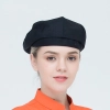 high quality Europe restaurant pub unisex waiter beret hat waitress cap