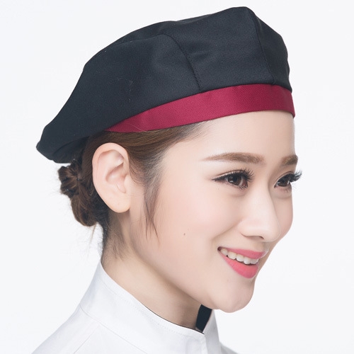 high quality summer breathable mesh unisex waiter beret hat waitress cap chef cap hat