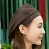 high quality summer breathable mesh unisex waiter beret hat waitress cap chef cap hat Color color 21