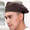 high quality summer breathable mesh unisex waiter beret hat waitress cap chef cap hat