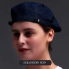 fashion Europe style denim breathable mesh waiter  chef  beret hat