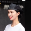 fashion Europe style denim breathable mesh waiter  chef  beret hat Color color 6